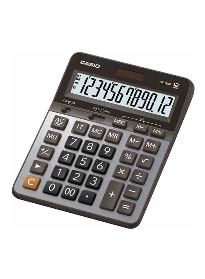 Mini Desktop Calculator GX-120B-W-DC Grey