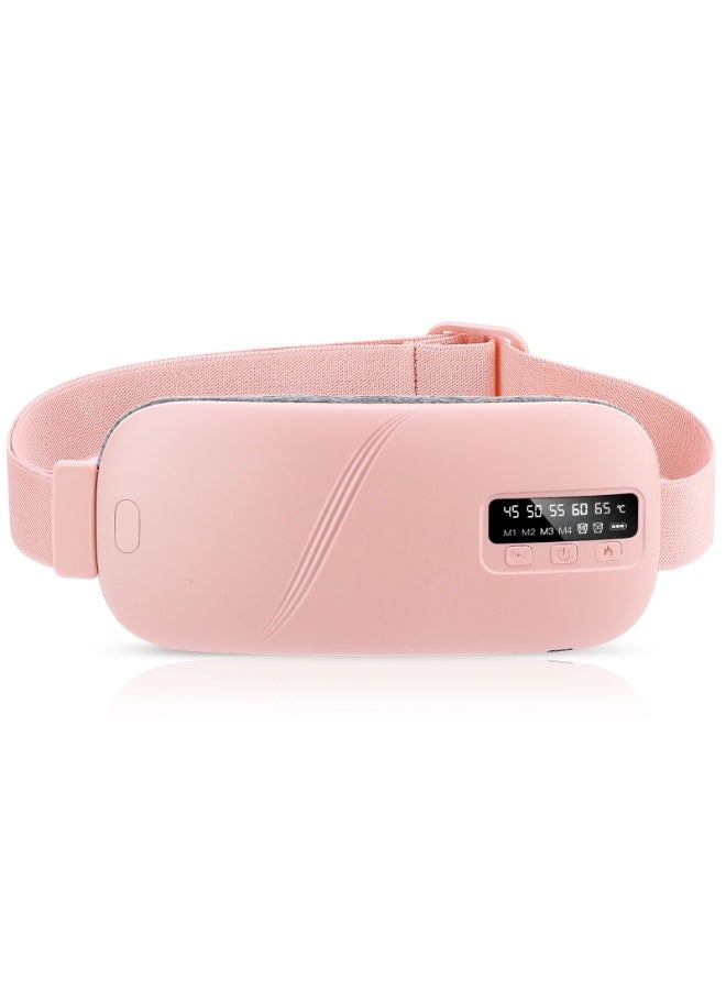 Cordless Heating Pads, 2 in 1 Fast Heating Pad, Electric Waist Belt Device with 5 Heat Levels u0026 4 Massage Modes, Menstrual Heating Pad for Back u0026 Belly Relief, Gifts for Women Girl - Image 1