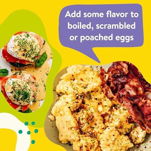 Just Spices Egg Topping, 1.94 OZ I Breakfast and egg seasoning with white sesame, chili, grated tomato, sea salt and more - Image 4