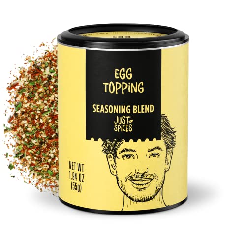 Just Spices Egg Topping, 1.94 OZ I Breakfast and egg seasoning with white sesame, chili, grated tomato, sea salt and more - Image 1