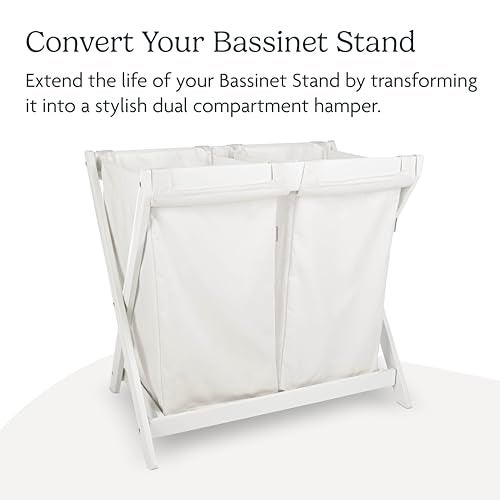 UPPAbaby Bassinet Stand Hamper Insert / Dual-Compartment and Carry Handles / Durable Construction - Image 2