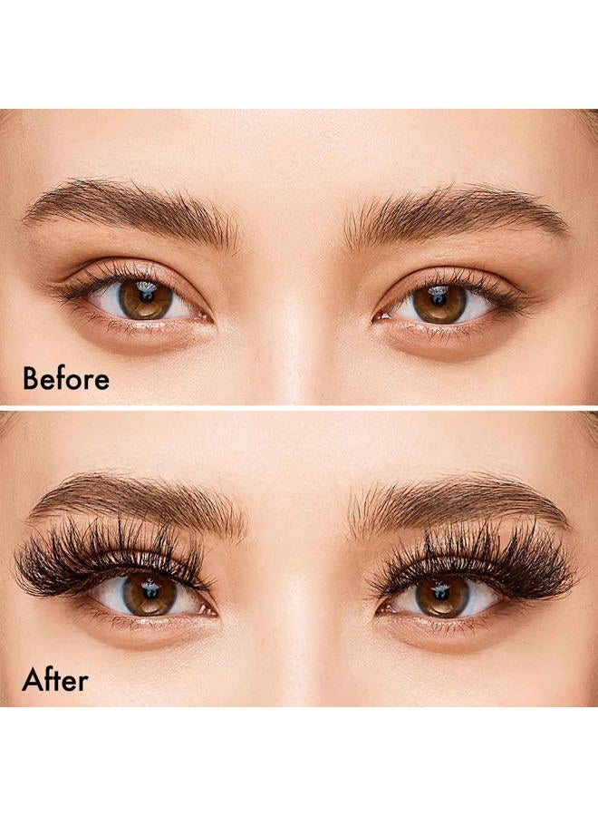 KISS False Eyelashes Real Mink Lashes Dramatic Long Eyelashes (Pale Blush) - Image 2