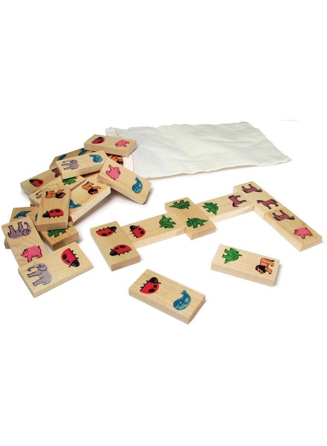 Maple Landmark Animal Dominoes Made In Usa - Image 1