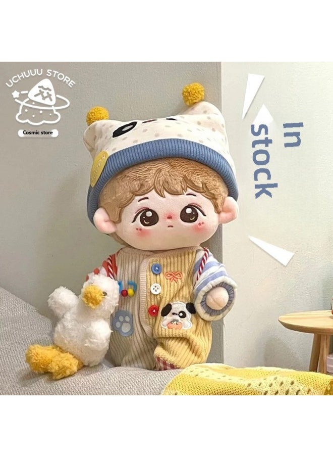 Cosmic Store Baby Sleep Research Institute Climbing Suit 20cm10cm Non-Attribute Cotton Baby Coat Cute All-Match-Specifications:20cm-Color:[three Points] Dessert Bunny Set (bag + Hat + Crawling Clothes)  - Image 2