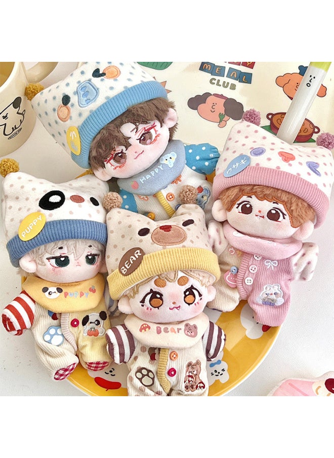 Cosmic Store Baby Sleep Research Institute Climbing Suit 20cm10cm Non-Attribute Cotton Baby Coat Cute All-Match-Specifications:20cm-Color:[three Points] Dessert Bunny Set (bag + Hat + Crawling Clothes)  - Image 5
