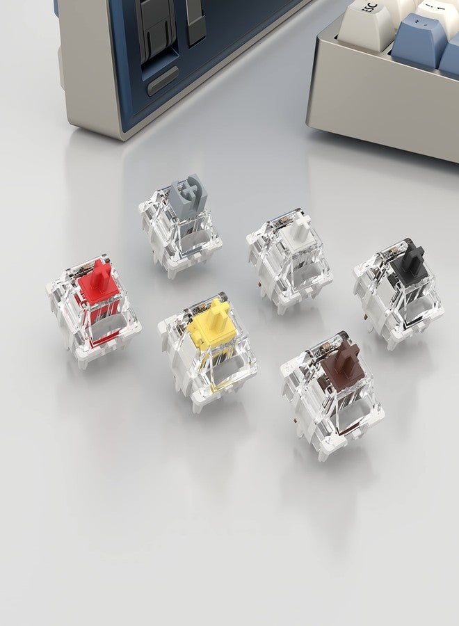 GATERON G Pro 3.0 Switches Pre-lubed 5 pinS RGB Linear for Gaming Mechanical Keyboard (Red,35PCS) - Image 5