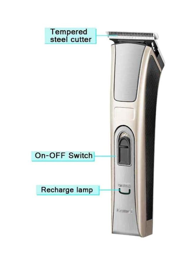 Kemei Professional Electric Hair Clipper With Accessories Gold/Silver/Black - Image 4