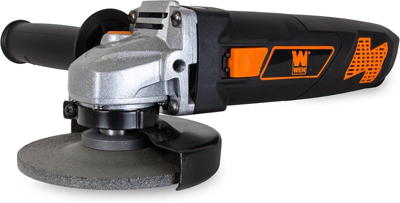 Wen 7-Amp Angle Grinder with 4-1/2-Inch Wheel and Reversible Handle (944) - Image 1