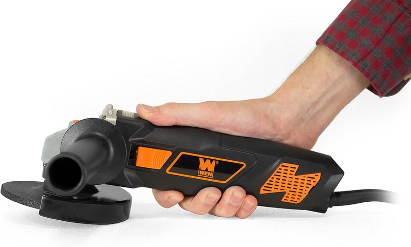 Wen 7-Amp Angle Grinder with 4-1/2-Inch Wheel and Reversible Handle (944) - Image 2