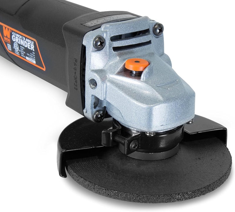 Wen 7-Amp Angle Grinder with 4-1/2-Inch Wheel and Reversible Handle (944) - Image 5