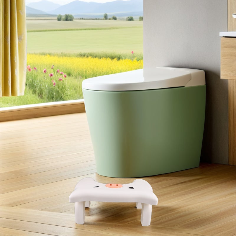 Foldable Toilet Stool: Bathroom Squatting Posture Poop Stool With Anti- Feet - Ergonomic Foot Rest For Balance Stability - Image 4