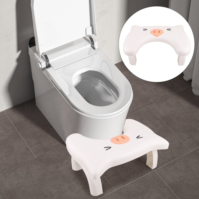Foldable Toilet Stool: Bathroom Squatting Posture Poop Stool With Anti- Feet - Ergonomic Foot Rest For Balance Stability - Image 1