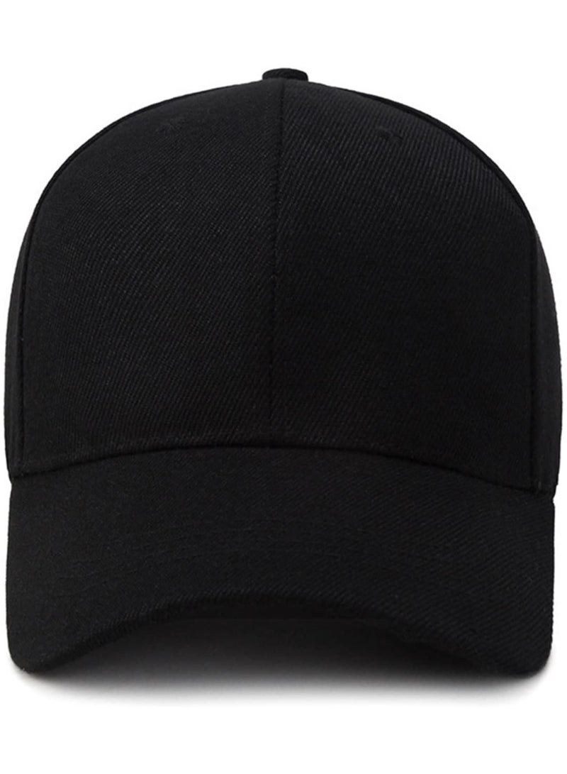 PRIMO PLUS Simple Baseball Cap Black - Image 4