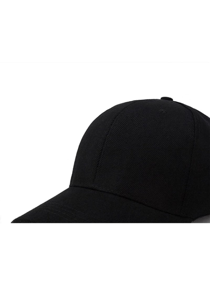 PRIMO PLUS Simple Baseball Cap Black - Image 3