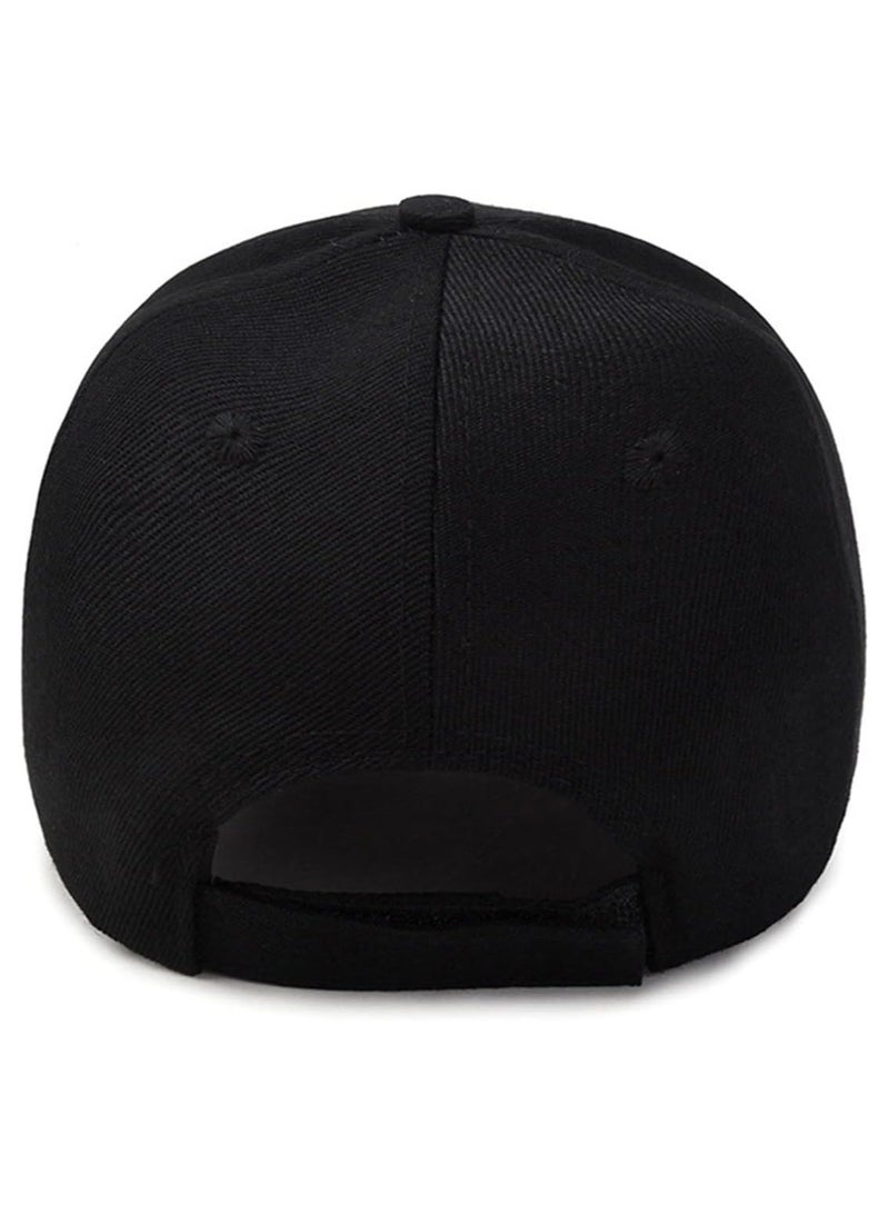 PRIMO PLUS Simple Baseball Cap Black - Image 5