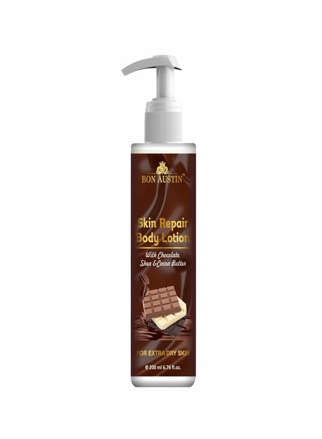 Bon Austin Chocolate Body Lotion with Shea and Cocoa Butter - For Dry Winter Skin (Ideal For Men & Women) 200ml - Image 1