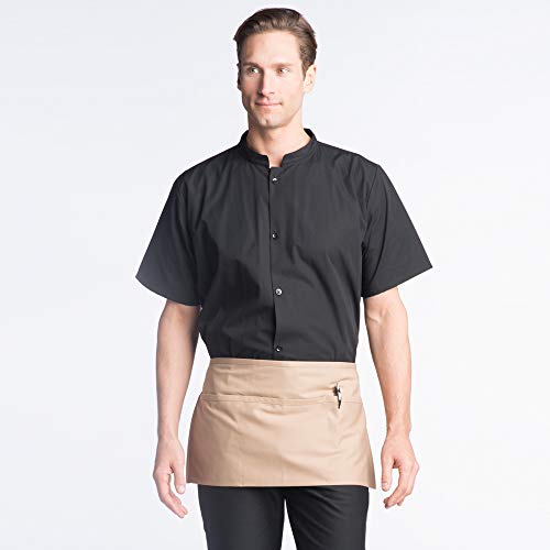Uncommon Threads Unisex Waist Apron 3 Section Pocket, Black, One Size - Image 5