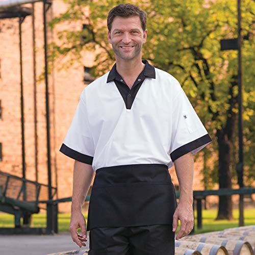 Uncommon Threads Unisex Waist Apron 3 Section Pocket, Black, One Size - Image 2