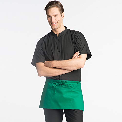 Uncommon Threads Unisex Waist Apron 3 Section Pocket, Black, One Size - Image 4
