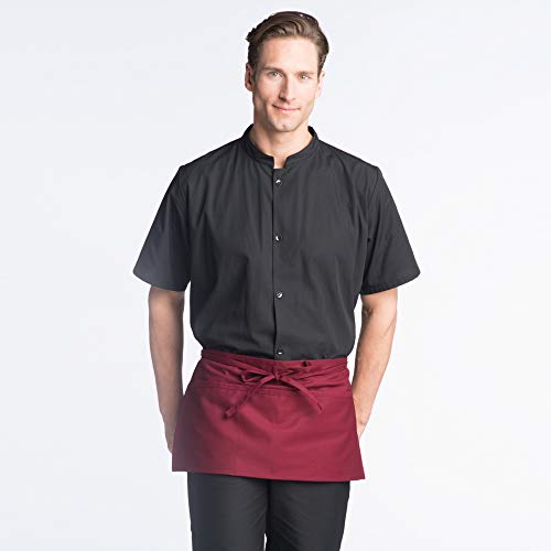 Uncommon Threads Unisex Waist Apron 3 Section Pocket, Black, One Size - Image 3