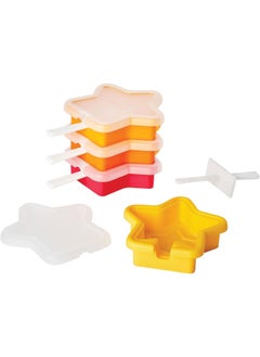 Stackable Star Pop Molds Set of Four for Making MessFree Frozen Treats