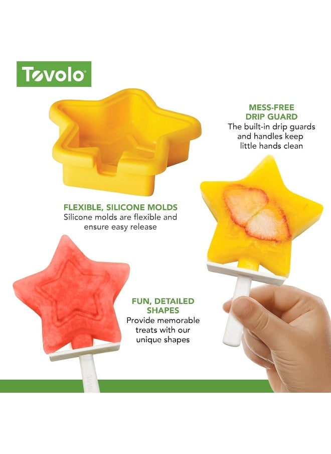 Tovolo - Stackable Star Pop Molds Set of Four for Making MessFree Frozen Treats - Image 1