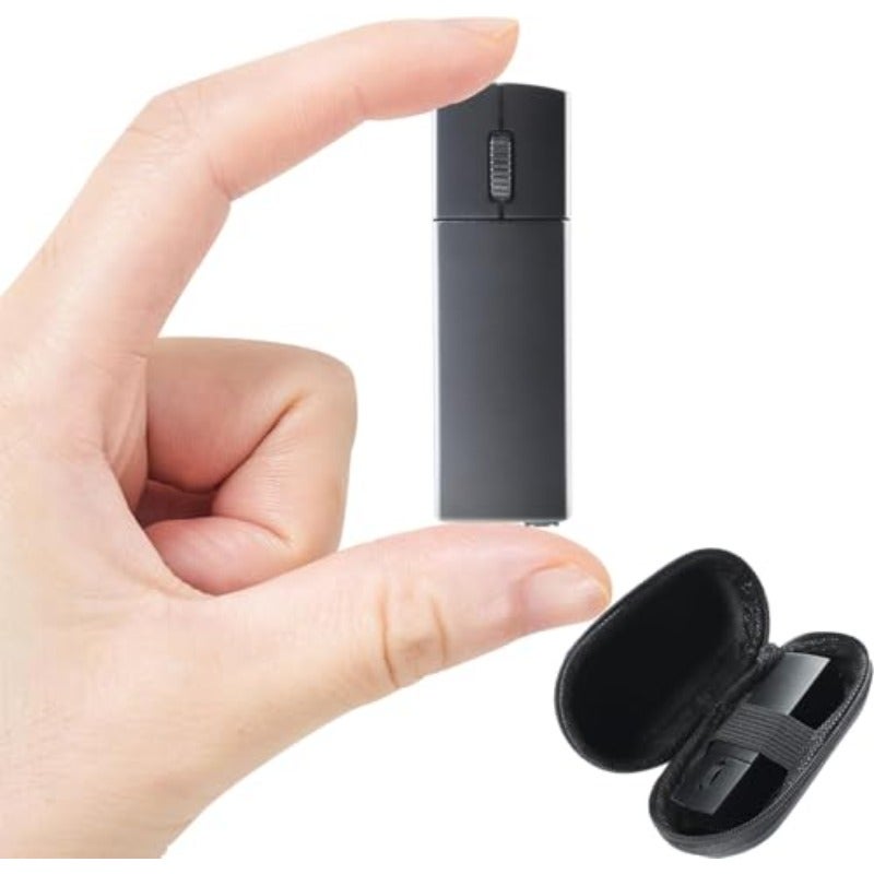 Wireless Mouse Wireless Bluetooth Mouse Dual Mode BT+2.4G Noiseless Charging Mouse (with Storage Case) 3 Buttons 1200 DPI Ultra-Thin Portable Mini Travel Wireless Mouse for Windows PC Laptops - Image 1