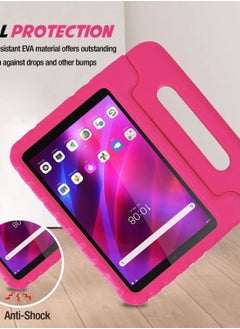 Procases Kids Case For Lenovo Tab M8 3Rd Tab M8 Hd Lte 2021 Tab M8 Hd Smart Tab M8 Tab M8 Fhd 2019 Lightweight Shockproof Kids Friendly Case For Lenovo M8 8.0 Inch Tablet Magenta  - Image 3