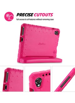 Procases Kids Case For Lenovo Tab M8 3Rd Tab M8 Hd Lte 2021 Tab M8 Hd Smart Tab M8 Tab M8 Fhd 2019 Lightweight Shockproof Kids Friendly Case For Lenovo M8 8.0 Inch Tablet Magenta  - Image 4