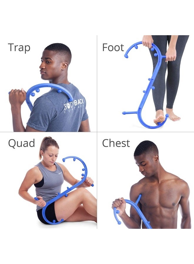 Body Back Buddy Classic USA Made Handheld Full Body Massage Cane Pressure & Trigger Point Massage Tool for Deep Tissue Pain Relief - Dual Massage Hooks for Back, Shoulder, Neck. Manual Back Massager - Image 4