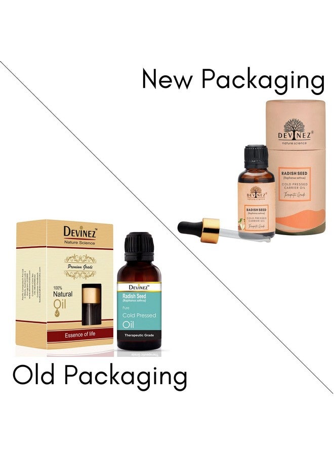 Devinez Radish Cold-Pressed Oil, 30ml 100% Pure, Natural & Undiluted for dry skin, rashes, and cracks, Fights Hair Fall, Eliminates Dandruff, Shiny & Healthy Hair, - Image 2