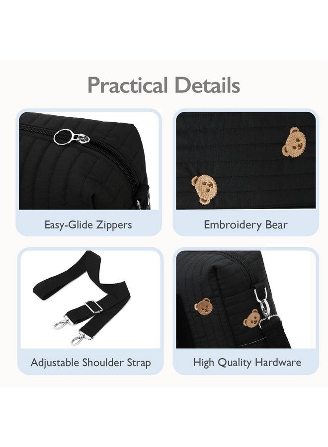 LORADI حقيبة حفاضات لورادي القابلة للتحويل مع جيوب معزولة وخطافات لعربة الأطفال للسفر للمواليد الجدد - Image 5