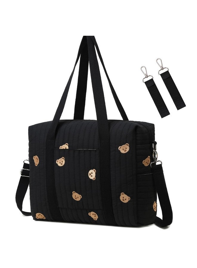 LORADI حقيبة حفاضات لورادي القابلة للتحويل مع جيوب معزولة وخطافات لعربة الأطفال للسفر للمواليد الجدد - Image 1