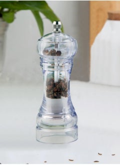 BLACKSTONE Acrylic Pepper Mill, Pepper Grinder Manual With Strong Adjustable Ceramic Grinders Bpg4102 Medium 5"  - Image 1