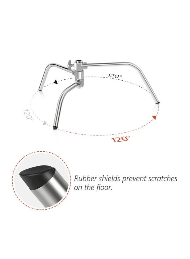 FX Studio 3.3M Stainless Steel C-Stand with Boom Arm - ER-330C - Image 3