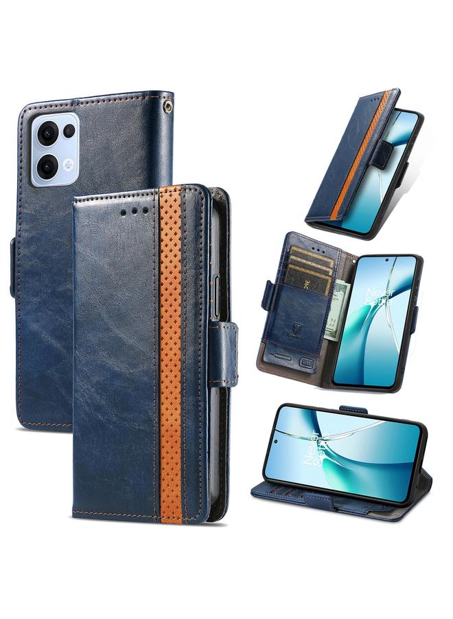 S-TOP Case For OPPO Reno13 Pro CaseNeo Splicing Dual Magnetic Buckle Leather Phone Case - Image 1