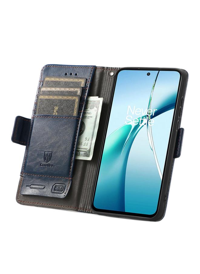 S-TOP Case For OPPO Reno13 Pro CaseNeo Splicing Dual Magnetic Buckle Leather Phone Case - Image 3