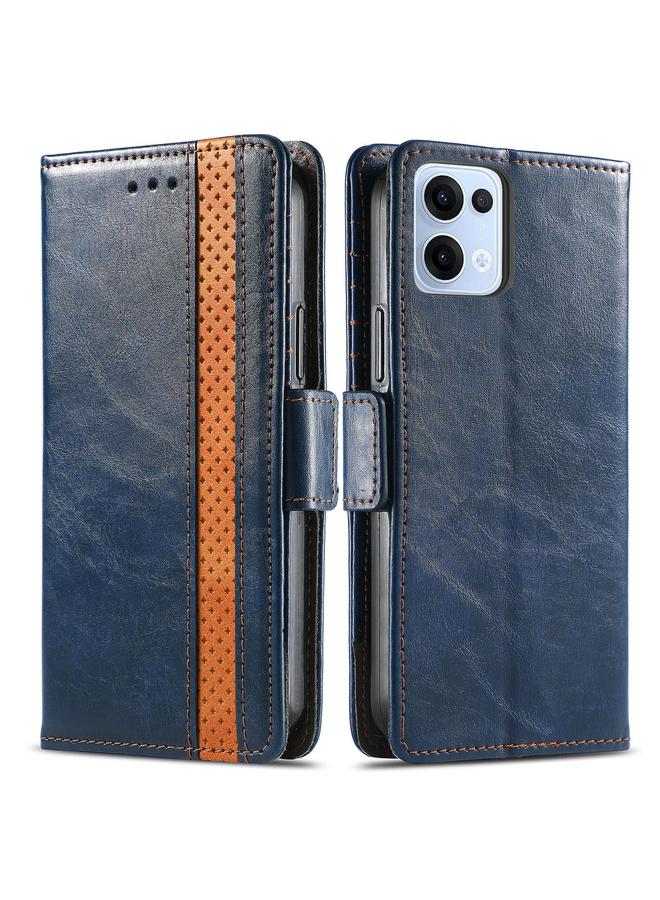 S-TOP Case For OPPO Reno13 Pro CaseNeo Splicing Dual Magnetic Buckle Leather Phone Case - Image 2