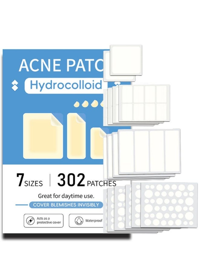 FASHION MANIA Large Pimple Patches, 7 Sizes XL Acne Patches for Body, Chin, Forehead - Image 1