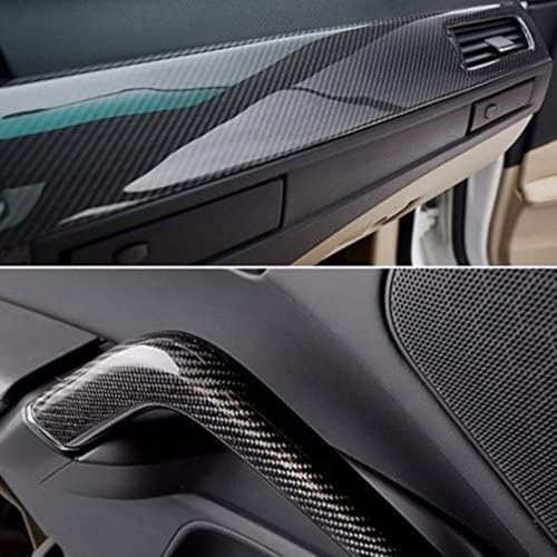 HAPPYMATES Car Vinyl Wrap,Bike Carbon Fiber Vinyl Wrap Self Adhesive Black for Cars,Automotive Vinyl Wraps, Suitable for & Interior of Motorcycles Computers (5D Sticker, 12 X 24 Inch) - Image 4