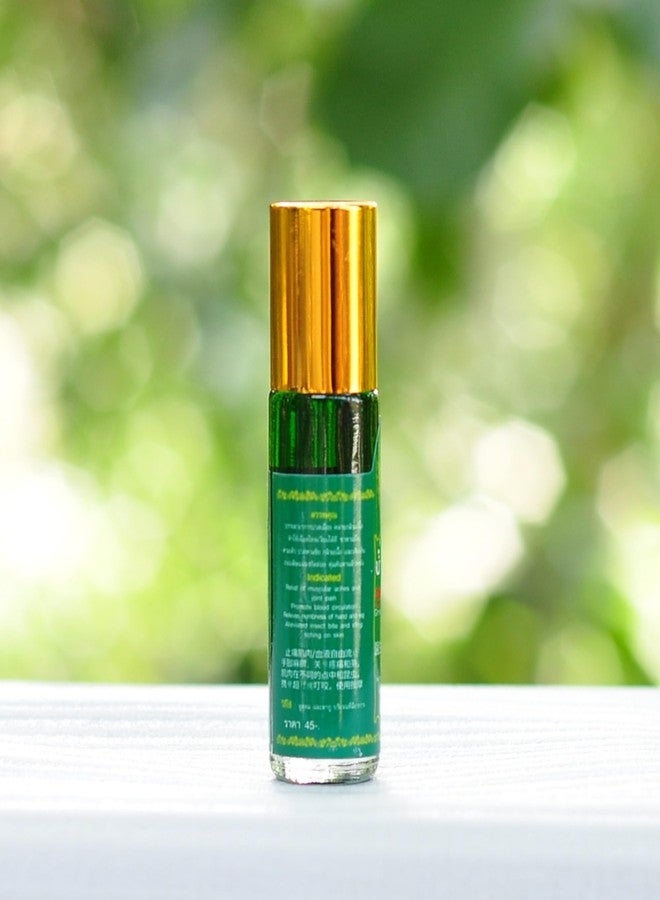 HANI PO™ Mor Rian Brand Green Oil (Bodhi Herb), Chinese Formula (7 cc) Pack of 1-7ml - Thailand Product Pain relief balm | Oil - Image 3