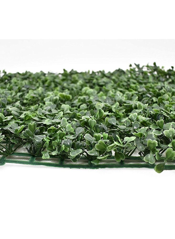 LINGWEI 2-Piece Artificial Plastic Wall Grass Green - Image 4