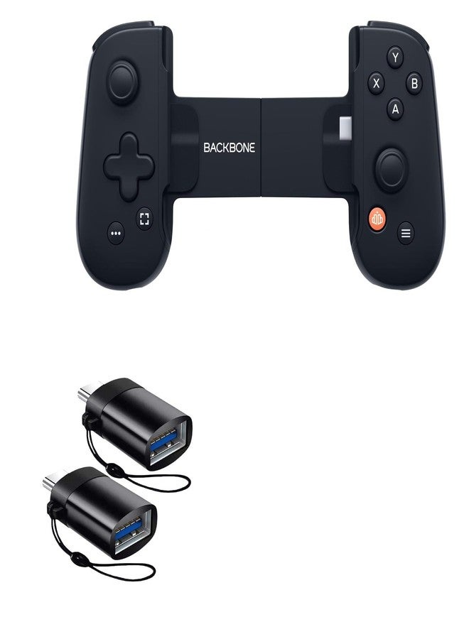 BoxWave كابل BoxWave متوافق مع Backbone One (أندرويد) - محول USB-C إلى A (عبوة 2)، USB Type-C OTG مفتاح محمول على شكل سلسلة مفاتيح - أسود رمادي - Image 1