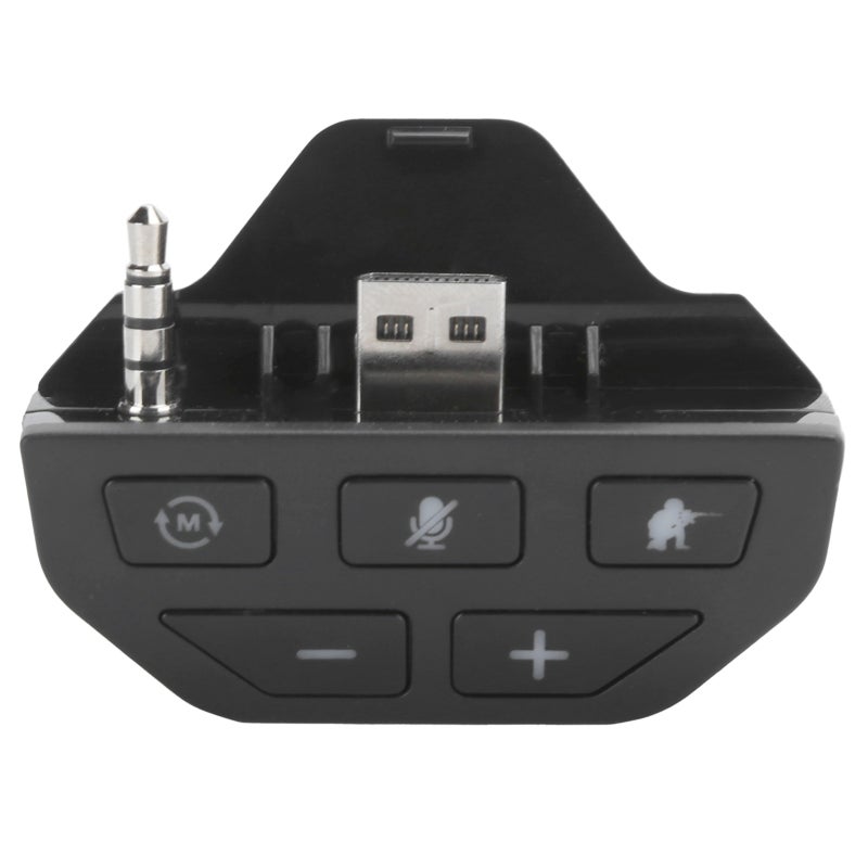 Gamepad Headset Adapter with 3.5mm Audio Port for Xbox Controller - Plug-and-Play Stereo Audio Modes for Gaming Headsets - Image 1