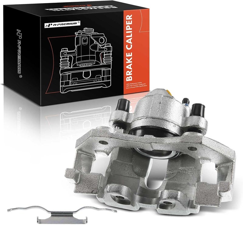 A-Premium Disc Brake Caliper Assembly with Bracket for Ford Escape, Mazda Tribute, Mercury Mariner 2009-2010 - Front Right Passenger Side - Image 1