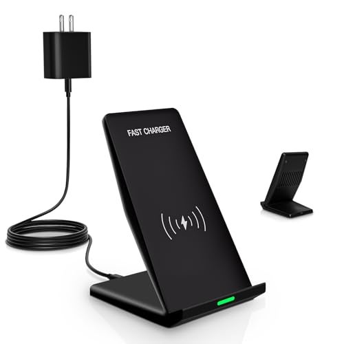 Rvelon Wireless Charger Station,15W Desk Wireless Charging Stand 20W USB C Adapter for Apple iPhone 17 Pro/17/17/Air/16 Pro/16E/16 Plus/15/14/13,Samsung Galaxy S25/S24/S23/S22/Z Flip Fold/Note 20,Google etc - Image 1