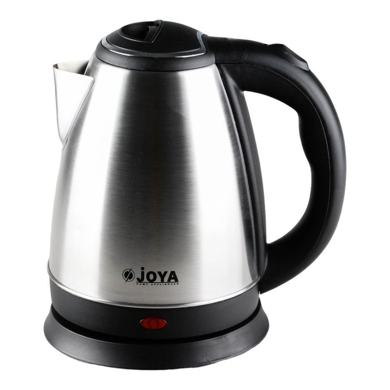JOYA Electric Kettle 1.8 Liter Silver Black Color - Stainless Steel Water Boiler with Auto Shut-Off, Premium Kitchen Appliance for Home Use - Image 3