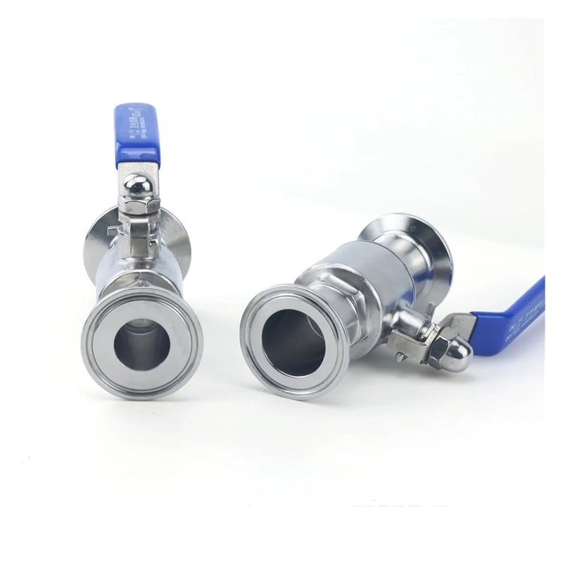 304 Stainless Steel Sanitary Straight Ball Valve 25mm x Ferrule 50 5 For Food Homebrew Dairy - Image 5