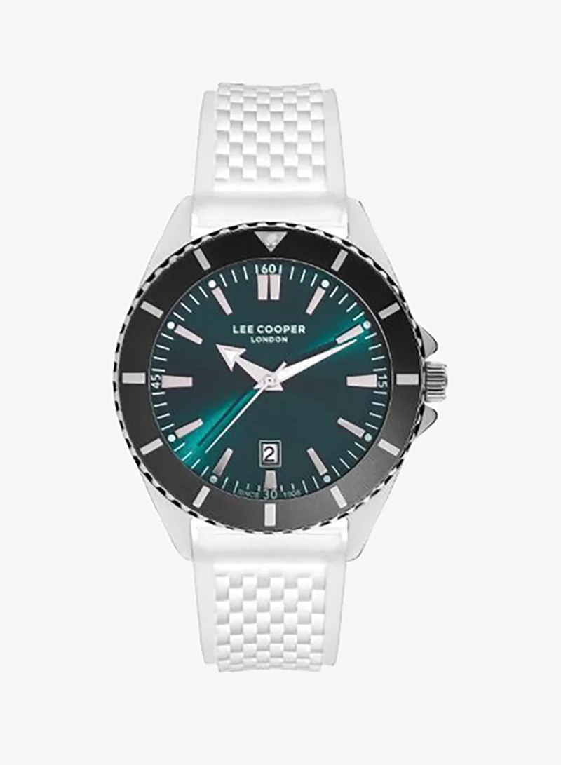 Lee Cooper Men's Silicone DATE Watch LC07361.393 - 45 mm