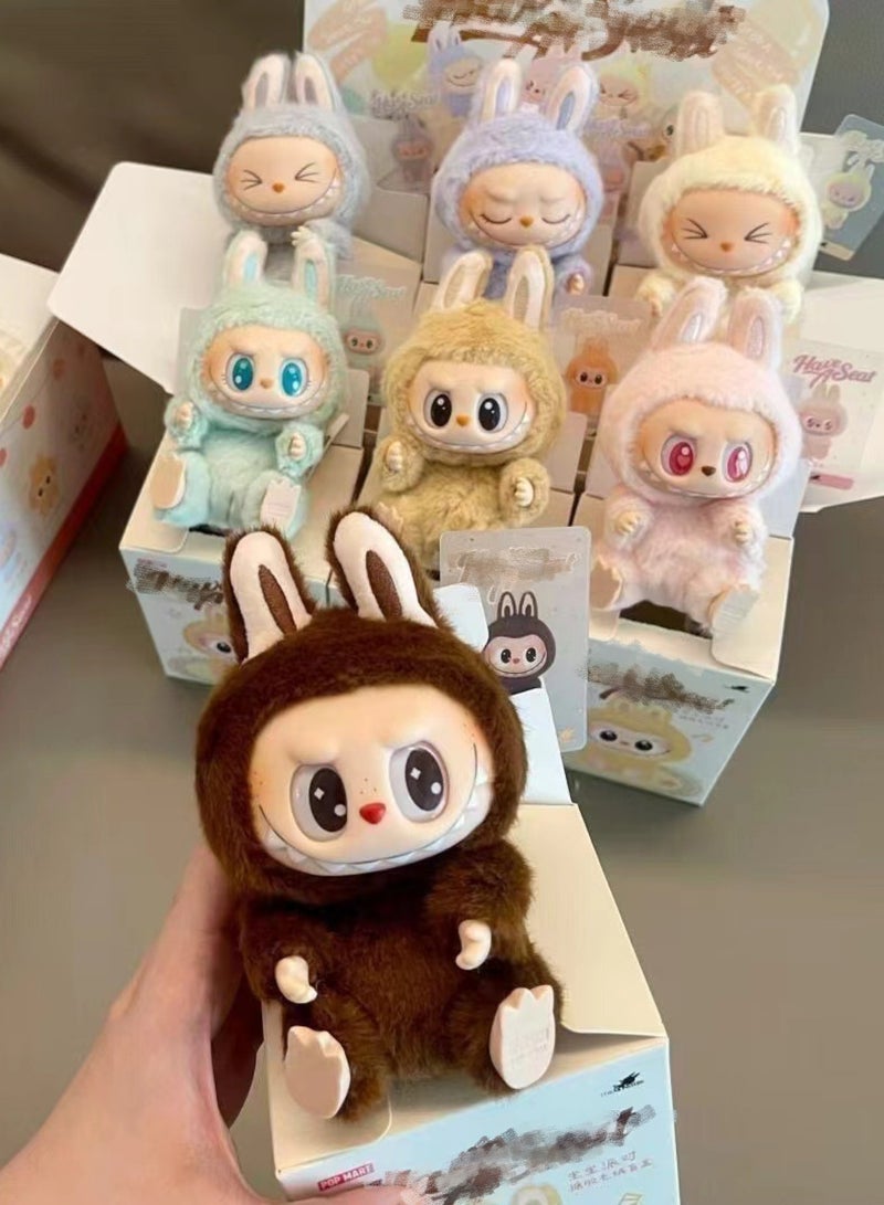 【Random 1 pcs】Bubble Matrabu Labubu Vinyl Plush Doll Coat Doll Trendy Play Labrabu Blind Box Hand-held-Colour:Lapu Second Generation Random Colour 1 pcs  - Image 5